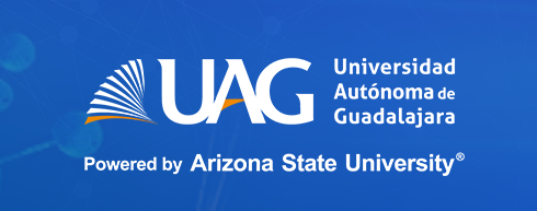 UAG white logo